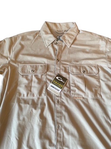 DRAKE WATERFOWL SYSTEMS 3 POCKET MICRO FLEECE SHIRT Size L NWT $79 - Picture 3 of 9