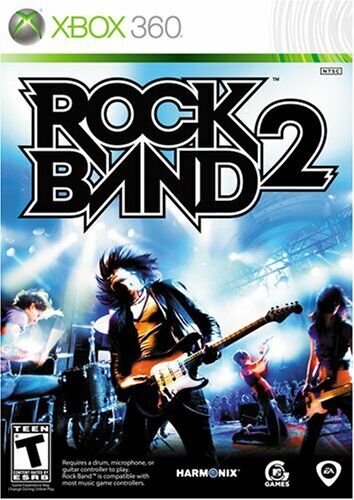 NEW Xbox 360 Rock Band 2 Game Microsoft Hero RARE SEALED - Afbeelding 1 van 1
