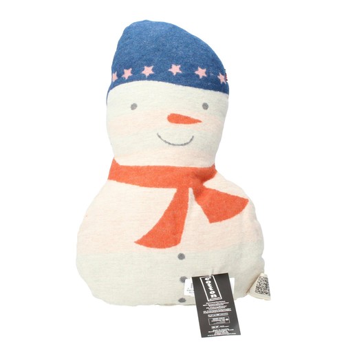 David Fussenegger Kissen inkl. Füllung SILVRETTA Schneemann rohweiß