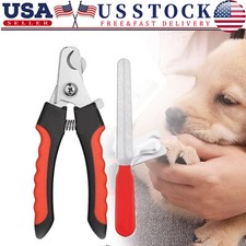 Pet Dog Cat Stainless Steel Professional Nail Toe Trimmer Clipper Grooming Tool
