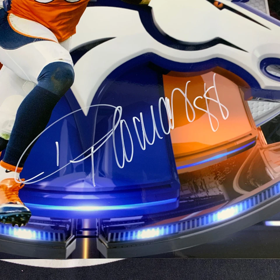 Demaryius Thomas Firmado 16x20 Denver Broncos Autografiado Campeón del Super Bowl JSA Foto 2 de 3