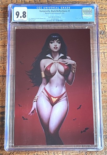 VAMPIRELLA DARK REFLECTIONS #1 CGC 9.8 WILL JACK EXCL RED METAL VARIANT-B RARE