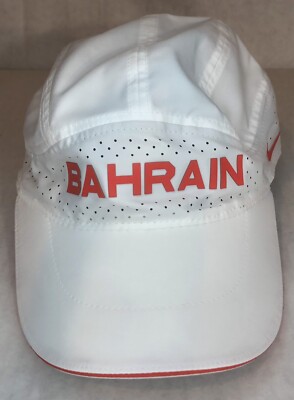 Nike x BAHRAIN Tailwind Aerobill Running Hat One Size White/Red CT0774-100