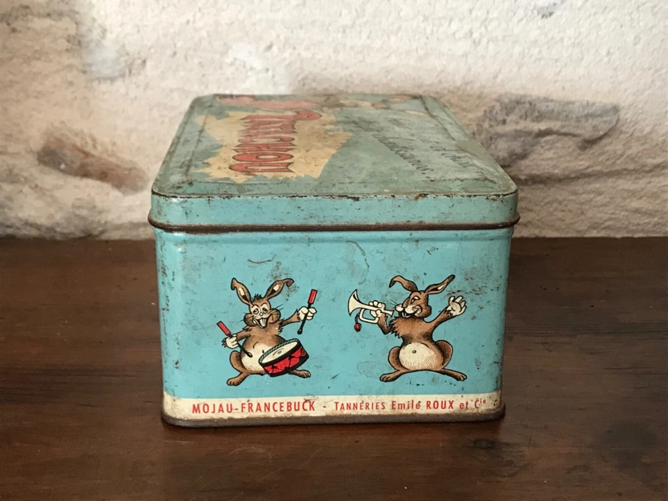 Ancienne boîte rectangulaire métallique publicitaire, PATACHOU - Photo 4/4