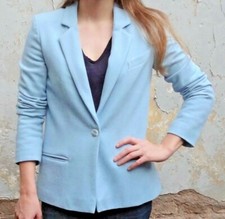 Blazer En Laine Vierge Cacharel - Taille 40 FR - Marron - État Parfait Comme Neuf