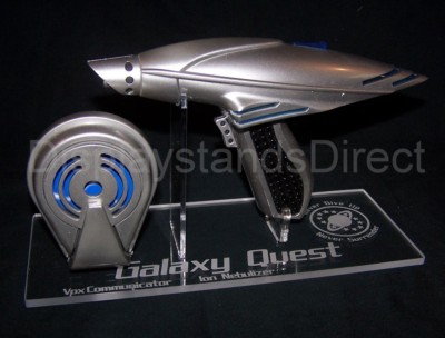 acrylic display stand for Pegasus Galaxy Quest Ion Nebulizer & Vox communicator