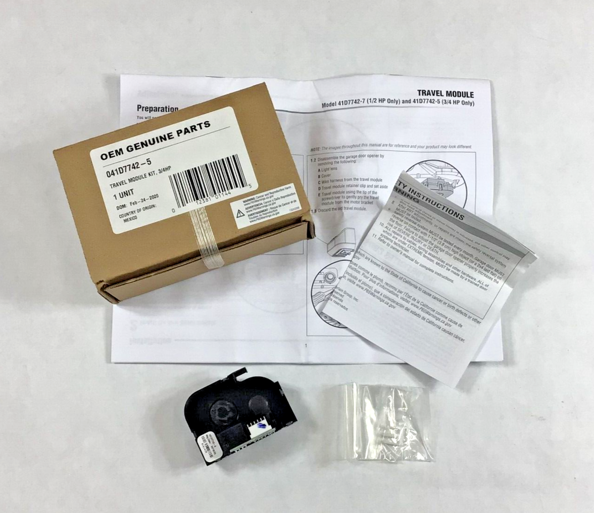 Liftmaster 41D7742-5 Travel Module – Compatible With Chamberlain 8587 & 8557 Openers