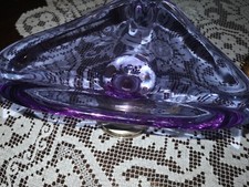 Centrotavola in vetro di Murano con dettaglio Base di argento Alzatina