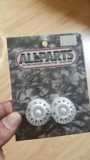 AllParts White Electric Guitar Speed Knobs (PK 136)