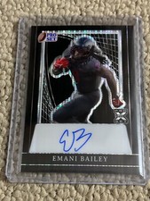 2024 Pro Set Metal Autograph #PA-EB2 Emani Bailey #D 2/4