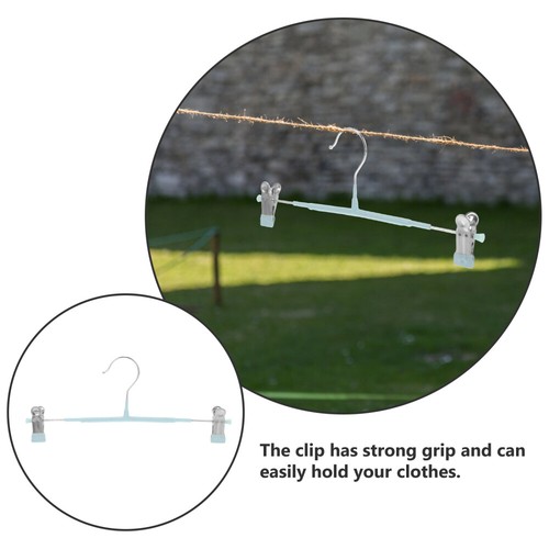 5 Pcs Stainless Steel Clothes Rack Set Miss Travel Coat Hangers for Trousers - Picture 6 of 12