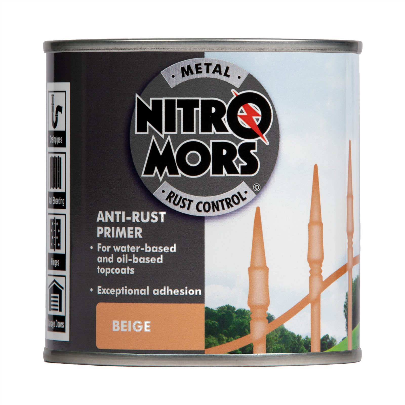 Nitromors Anti Rust UV Resistant Brush On Metal Primer Beige 250ml