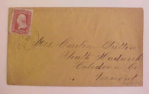 US VIRGINIA OLD POINT COMFORT #65 NEAR PINK CIRCA 1864