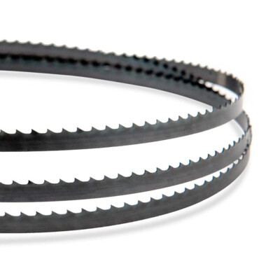 Lame De Scie à Ruban POWERTEC 13204 – 105 X 3/8 X 4 TPI, Acier Carbone, Usage Polyvalent