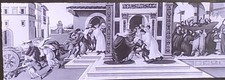 Life of Saint Zenobius, Sandro Botticelli, Magic Lantern Glass Slide