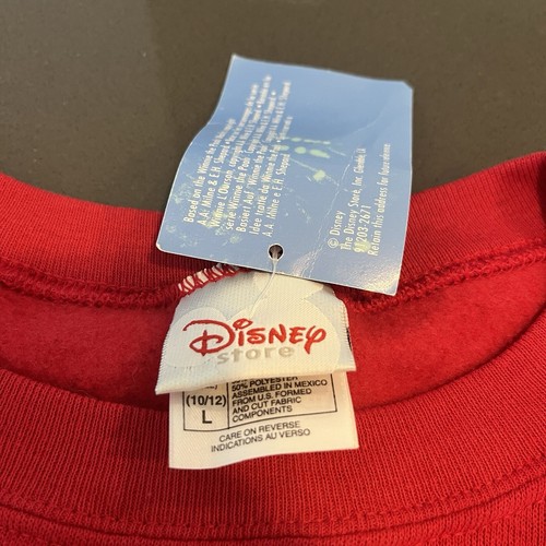 Vintage Winnie The Pooh Disney Store Sweatshirt Crewneck Youth Large - Picture 5 of 5