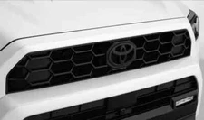 OEM 2024-25 TACOMA & 2025 4RUNNER MATTE BLACK GRILLE EMBLEM OVERLAY TOYOTA