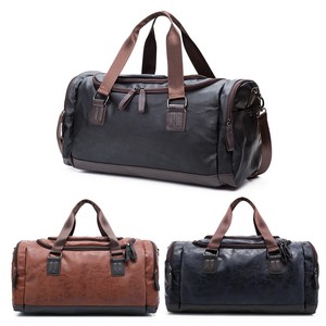 mens faux leather holdall