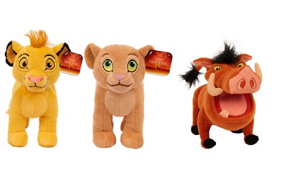 Disney The Lion King Bean Bag 8'' inches Plush New with tags - Choose Character