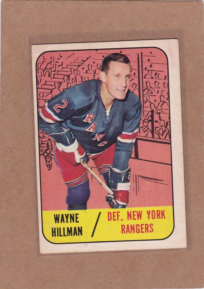 Wayne Hillman #22 Hockey Cards 1967 Topps trading card — raw and PSA graded price guide
