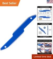 Diamond Coated, Safe Zone Guitar Fret Crowning File & Luthier Tool S-File