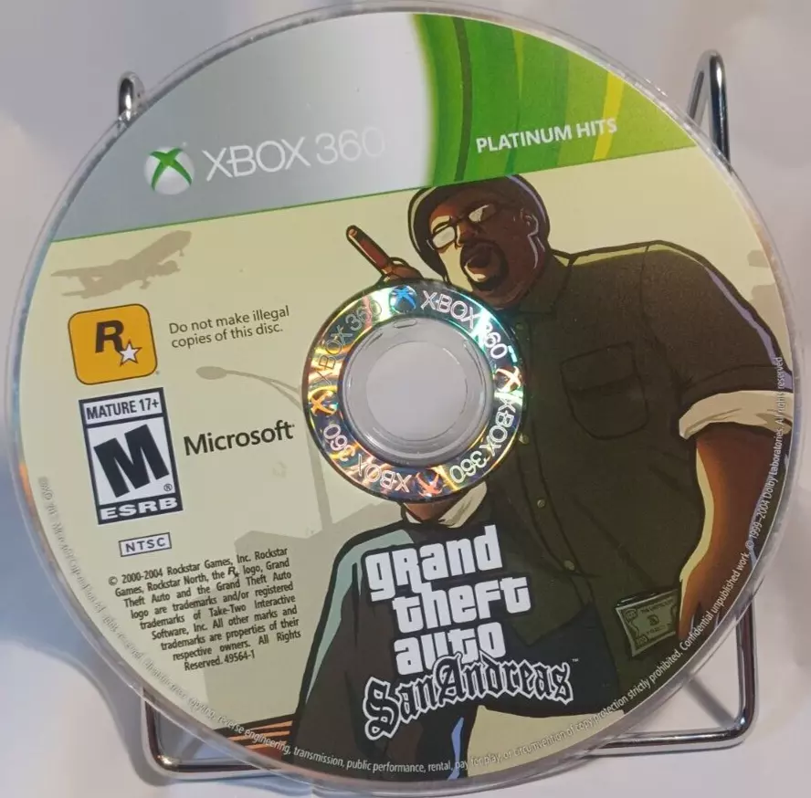 Rockstar Grand Theft Auto San Andreas - Xbox 360 - Used