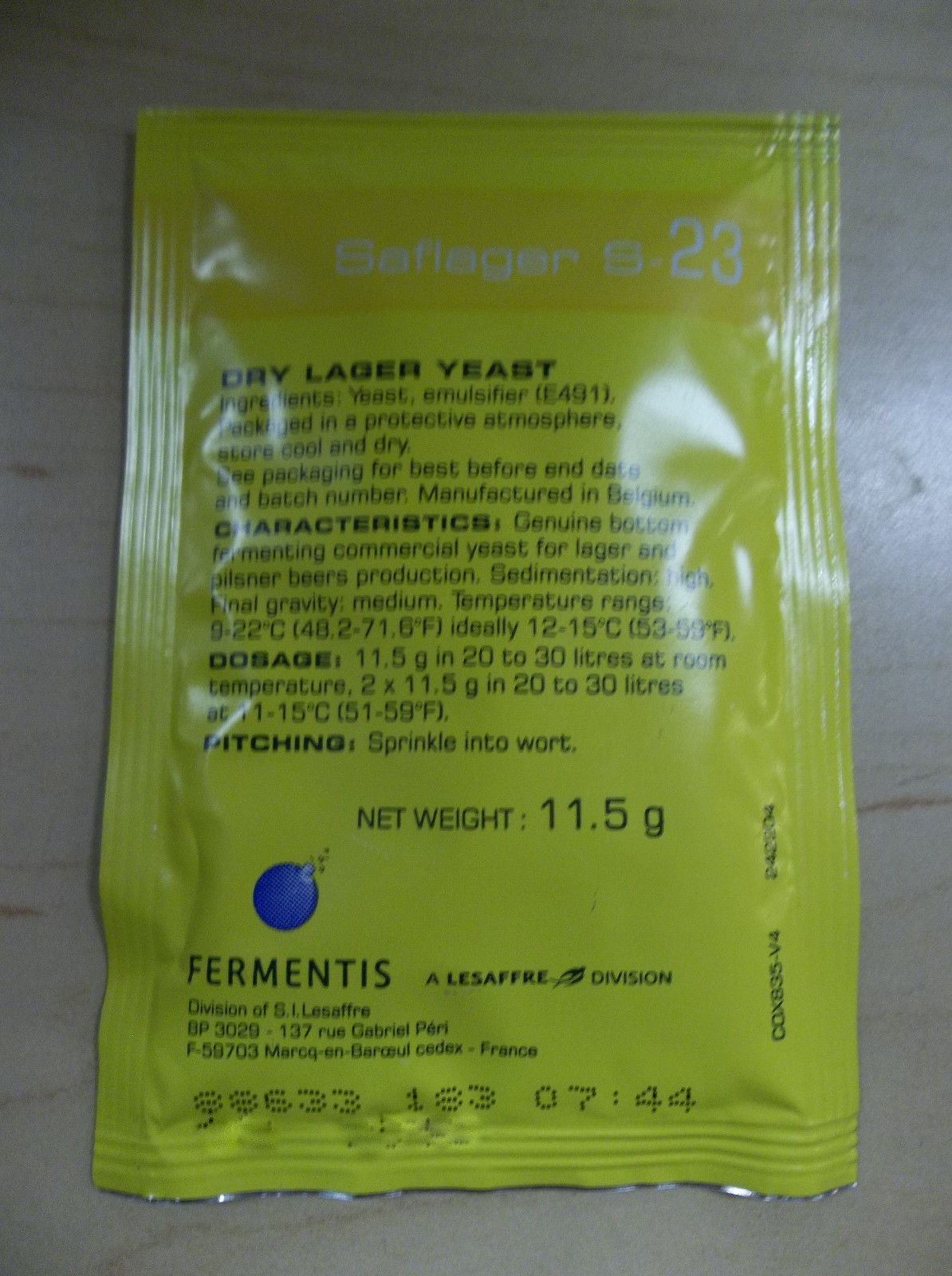 Fermentis Brewing Yeast, 5 Packs Per Sale, YOUR CHOICE or MIX and MATCH