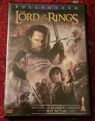 ''The Lord of the Rings: The Return of the King''...Full Screen, 2 Pre Owned DVDs