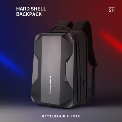 Men Laptop Backpack 17.3''Commuting Business Backpack Plastic Waterproof E-Sport