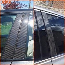 6pcs Real Carbon Fiber Exterior B Pillar Post Cover For Chrysler 300 300c 11-21 6pcs Real Carbon Fiber Exterior B Pillar Post Cover For Chrysler 300 300c 11-21