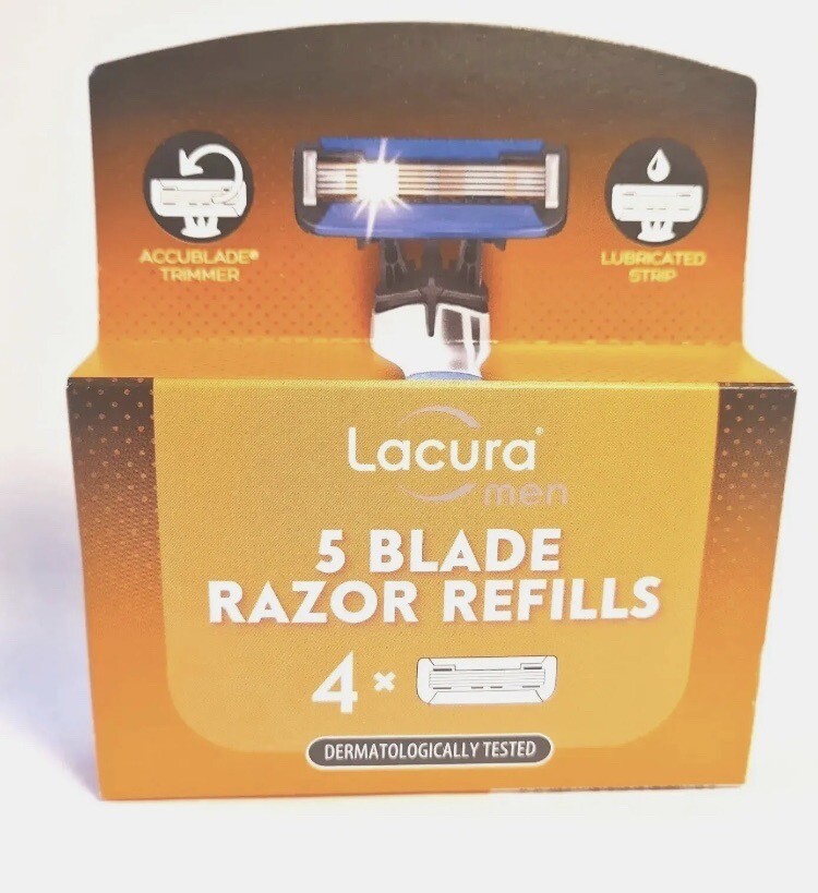Lacura 4 x 5 Blade Razor Refills Advanced Shaving + Sensitive