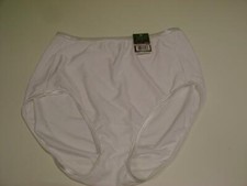 NWT VANITY FAIR BODY SHINE ILLUMINATION WHITE BRIEF PANTIES St: 13109 SZ:6/ M