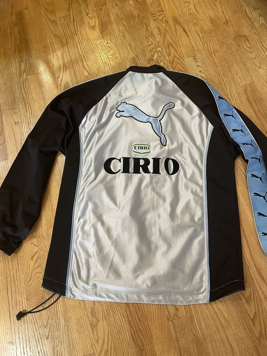 ラツィオ PUMA CIRIO チリオ スポンサートラックジャケット 銀×水 ラツィオ PUMA CIRIO チリオ スポンサートラックジャケット 銀