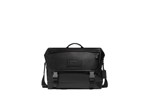 Coach Gotham Messenger 34 C0242 Men's Leather Messenger Bag Dark