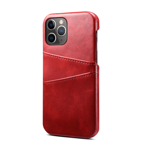 Custodia posteriore porta carte in pelle per iPhone 16 15 14 13 12 11 Pro Max 7 8+ XS XR - Foto 5 di 31