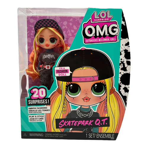 LOL Surprise OMG 9" Doll SKATEPARK QT Outrageous Millennial Girls New