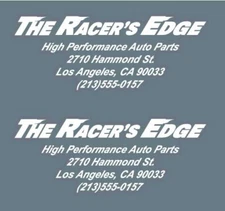 Board sticker, rc drift, rc scale, stickers 1/10, movies car, car 