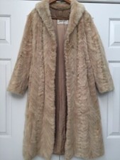 Fabulously Fun & Sassy Blonde Mink Swing Custom Made Coat Worn Casually/ Dressy