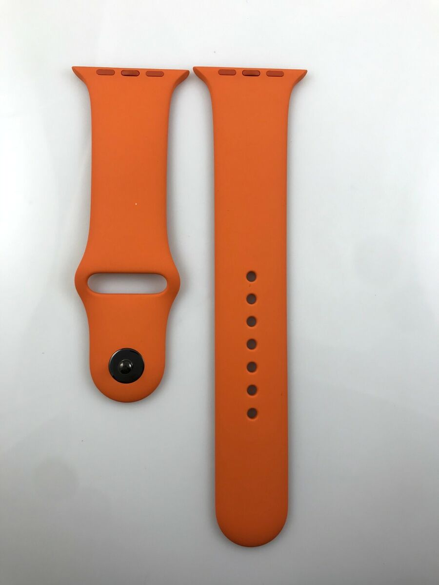 Original Apple Watch Hermes Sport Band Orange 46MM 45mm 44mm Original Apple Watch Hermes Sport Band Orange 46MM 45mm 44mm