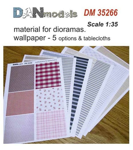Material para dioramas Dan Models 35266 -1/35. Fondos de pantalla y manteles a escala - Imagen 11 de 12