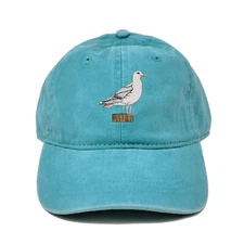 Wildlife Seagull embroidered dad hat, Seagull embroidered ball cap
