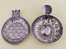 Pair of gorgeous antique dishes- 1 Pineapple serving dish & 1 Wine tasting dish
