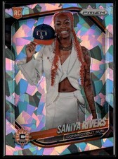 2025 Panini Prizm WNBA #150 Saniya Rivers Ice Prizm RC
