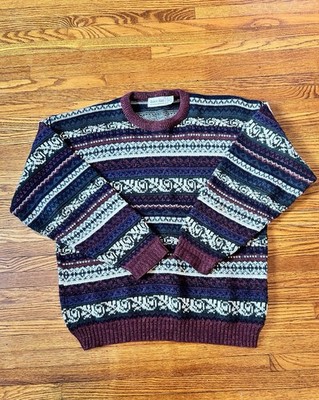 Robert Alan Vintage Sweater Acrylic Mens Size Medium Made In USA