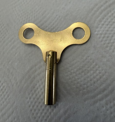 #ad Howard Miller Clock Winding Key Brass for 340 Series Mantle Carriage Clock $19.99