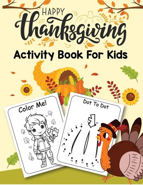 Laura Bidden | Thanksgiving Activity Book For Kids | Taschenbuch | Englisch-image