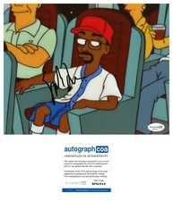 SPIKE LEE DIRECTOR SIGNED AUTOGRAPHED THE SIMPSONS 8X10 PHOTO - ACOA COA