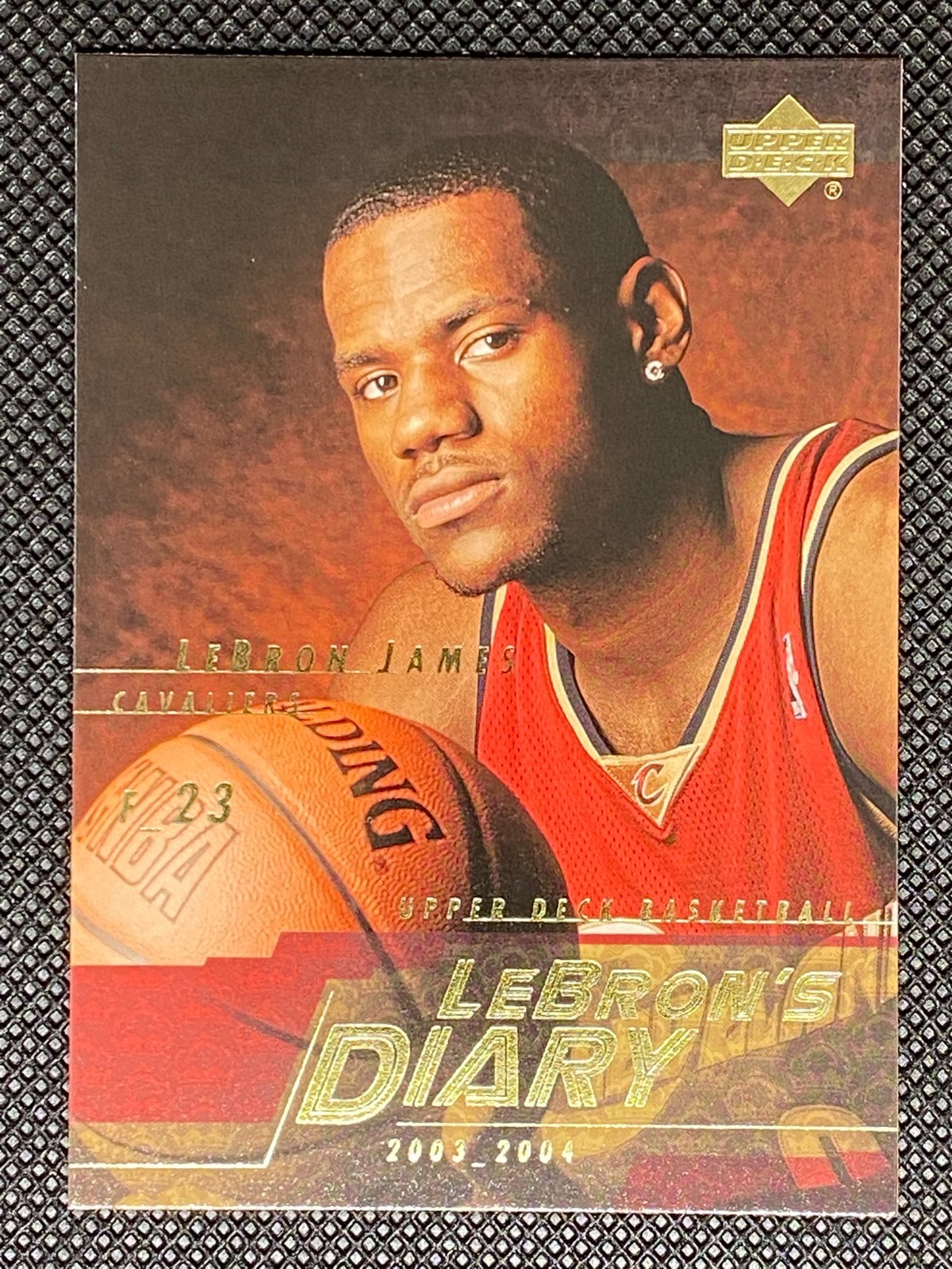 2003-04 Upper Deck Lebron's Diary LeBron James #LJ10 Rookie RC Cavs