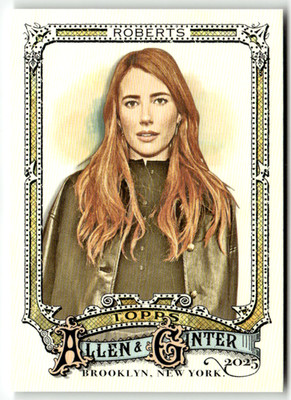 Topps Allen & Ginter MLB 2025 No. 286 Emma Roberts