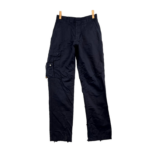 Topps Safety Apparel Uniform Cargo Pants Men 28x33* Blue Work USA Fire Resistant